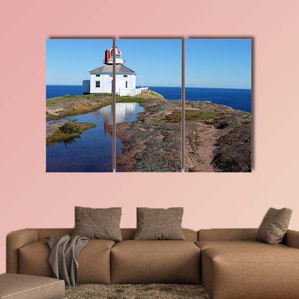 View Of Cape Spear In Canada Canvas Wall Art-3 Horizontal-Gallery Wrap-37" x 24"-Tiaracle