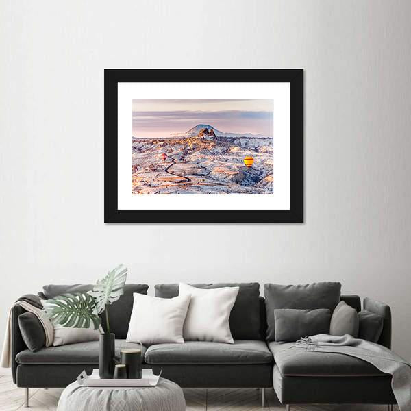 View Of Cappadocia In Turkey Canvas Wall Art-3 Horizontal-Gallery Wrap-25" x 16"-Tiaracle