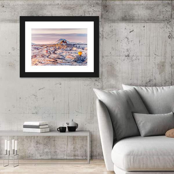 View Of Cappadocia In Turkey Canvas Wall Art-3 Horizontal-Gallery Wrap-25" x 16"-Tiaracle
