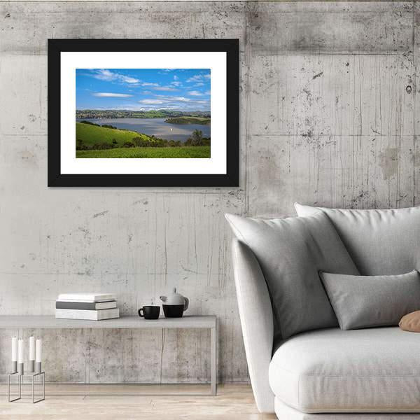 View Of Carquinez Strait Canvas Wall Art-3 Horizontal-Gallery Wrap-25" x 16"-Tiaracle