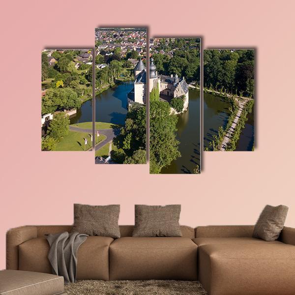 Castle Gemen Canvas Wall Art-4 Pop-Gallery Wrap-50" x 32"-Tiaracle