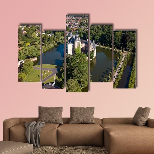 Castle Gemen Canvas Wall Art-5 Pop-Gallery Wrap-47" x 32"-Tiaracle