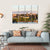 View Of Charlotte Town Canvas Wall Art-4 Horizontal-Gallery Wrap-34" x 24"-Tiaracle