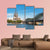 View Of Cologne Over The Rhein River Canvas Wall Art-4 Pop-Gallery Wrap-50" x 32"-Tiaracle