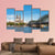 View Of Cologne Over The Rhein River Canvas Wall Art-4 Pop-Gallery Wrap-50" x 32"-Tiaracle