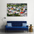 View Of Colorful Houses InIceland Canvas Wall Art-3 Horizontal-Gallery Wrap-37" x 24"-Tiaracle
