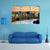 View Of Dublin And River Liffey At Sunset Canvas Wall Art-3 Horizontal-Gallery Wrap-37" x 24"-Tiaracle