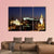 View Of Edinburgh Castle From Calton Hill At Night Canvas Wall Art-3 Horizontal-Gallery Wrap-37" x 24"-Tiaracle