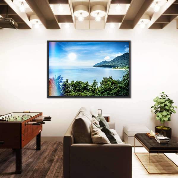 View Of Famous Damai Bay Canvas Wall Art-3 Horizontal-Gallery Wrap-25" x 16"-Tiaracle