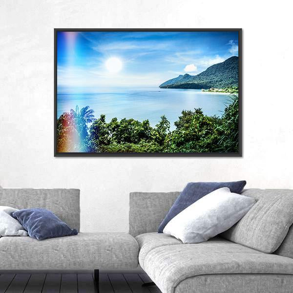 View Of Famous Damai Bay Canvas Wall Art-3 Horizontal-Gallery Wrap-25" x 16"-Tiaracle