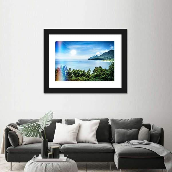 View Of Famous Damai Bay Canvas Wall Art-3 Horizontal-Gallery Wrap-25" x 16"-Tiaracle