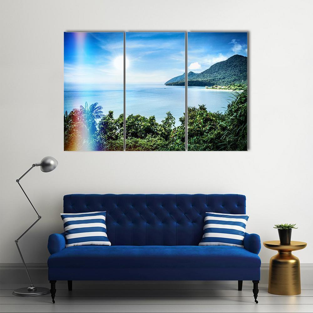 View Of Famous Damai Bay Canvas Wall Art-3 Horizontal-Gallery Wrap-37" x 24"-Tiaracle