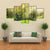 View Of Forest In Sunlight Canvas Wall Art-3 Horizontal-Gallery Wrap-37" x 24"-Tiaracle