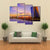 View Of Frankfurt Skyline With Meno River Canvas Wall Art-1 Piece-Gallery Wrap-48" x 32"-Tiaracle
