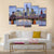 View Of Frankfurt With Reflection In River Canvas Wall Art-5 Pop-Gallery Wrap-47" x 32"-Tiaracle