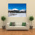 View of Frozen Lake With Mountains Canvas Wall Art-1 Piece-Gallery Wrap-48" x 32"-Tiaracle