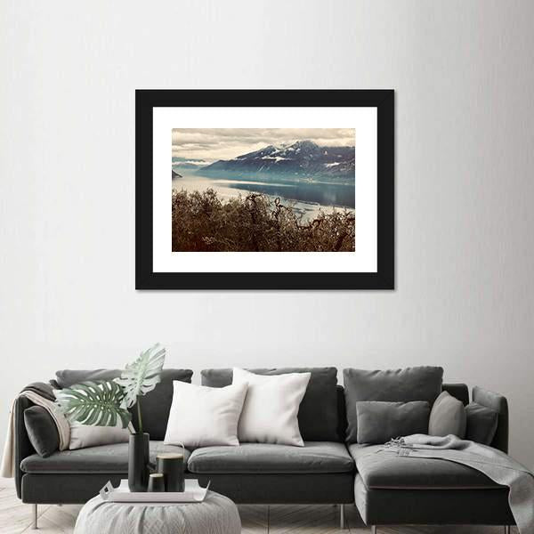 View Of Gardasee Lake Canvas Wall Art-3 Horizontal-Gallery Wrap-25" x 16"-Tiaracle