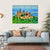 View Of Hohenzollern Castle Canvas Wall Art-4 Horizontal-Gallery Wrap-34" x 24"-Tiaracle