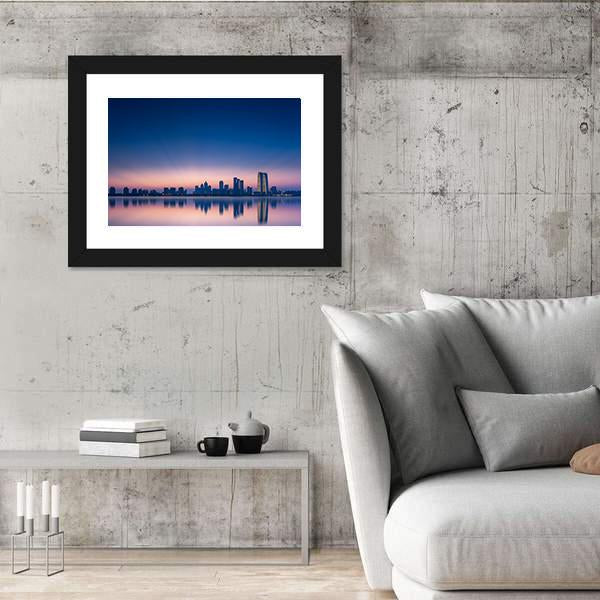 View Of Jinji Lake In Suzhou City Canvas Wall Art-3 Horizontal-Gallery Wrap-25" x 16"-Tiaracle