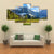 View Of Karwendel Mountains In Austria Canvas Wall Art-5 Star-Gallery Wrap-62" x 32"-Tiaracle