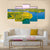 View Of Lake Burley Griffin Canvas Wall Art-1 Piece-Gallery Wrap-48" x 32"-Tiaracle