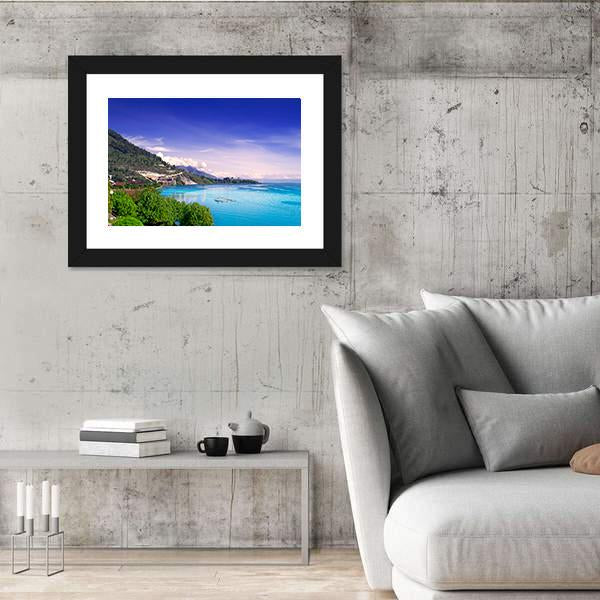 View Of Lake Toba Canvas Wall Art-3 Horizontal-Gallery Wrap-25" x 16"-Tiaracle