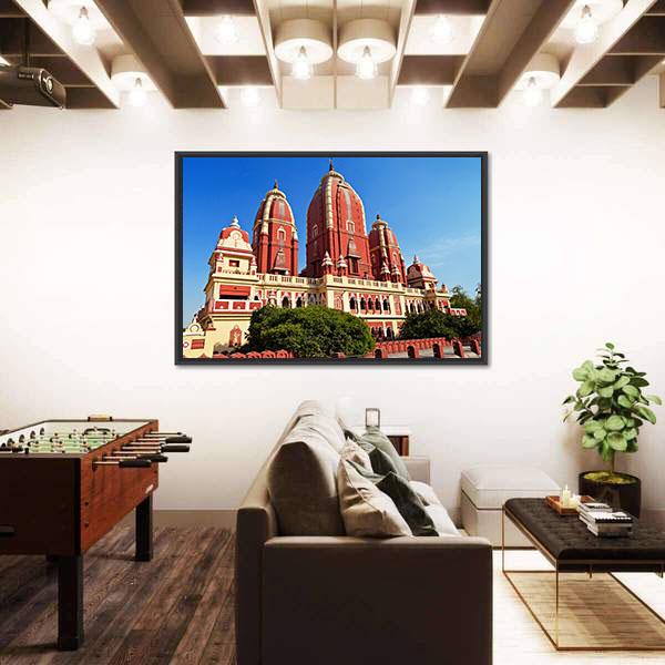 View Of Laxmi Narayan Temple In New Delhi Canvas Wall Art-5 Horizontal-Gallery Wrap-22&quot; x 12&quot;-Tiaracle