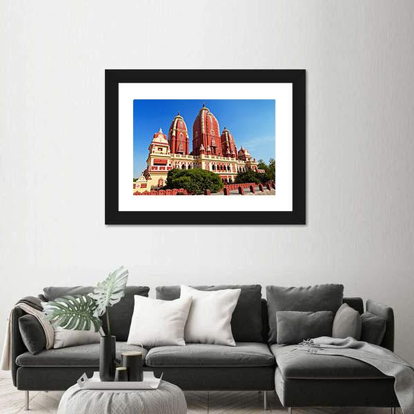 View Of Laxmi Narayan Temple In New Delhi Canvas Wall Art-5 Horizontal-Gallery Wrap-22" x 12"-Tiaracle
