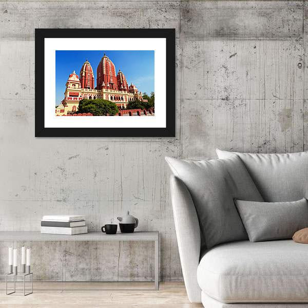 View Of Laxmi Narayan Temple In New Delhi Canvas Wall Art-5 Horizontal-Gallery Wrap-22" x 12"-Tiaracle
