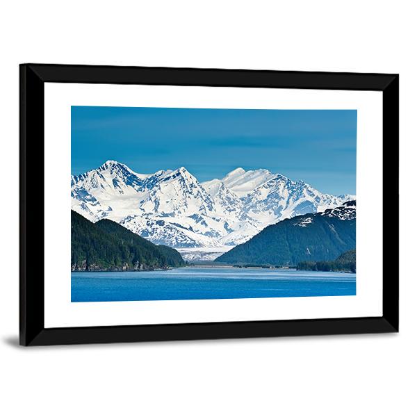 View Of Majestic Mountains Canvas Wall Art-3 Horizontal-Gallery Wrap-25" x 16"-Tiaracle