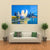 Marina Bay With Museum Canvas Wall Art-4 Pop-Gallery Wrap-50" x 32"-Tiaracle