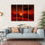 View Of Mars And Spaceship At Sunset Canvas Wall Art-4 Horizontal-Gallery Wrap-34" x 24"-Tiaracle