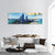 View Of Miami Beach In Florida Panoramic Canvas Wall Art-3 Piece-25" x 08"-Tiaracle