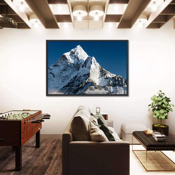 View Of Mount Ama Dablam Nepal Canvas Wall Art-5 Horizontal-Gallery Wrap-22" x 12"-Tiaracle