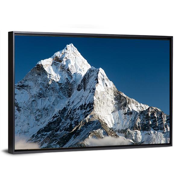View Of Mount Ama Dablam Nepal Canvas Wall Art-5 Horizontal-Gallery Wrap-22" x 12"-Tiaracle