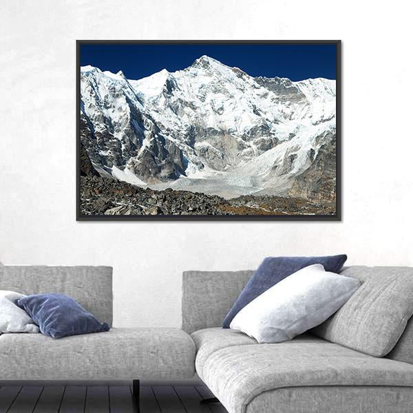 View Of Mount Cho Oyu In Khumbu Valley Canvas Wall Art-5 Horizontal-Gallery Wrap-22" x 12"-Tiaracle
