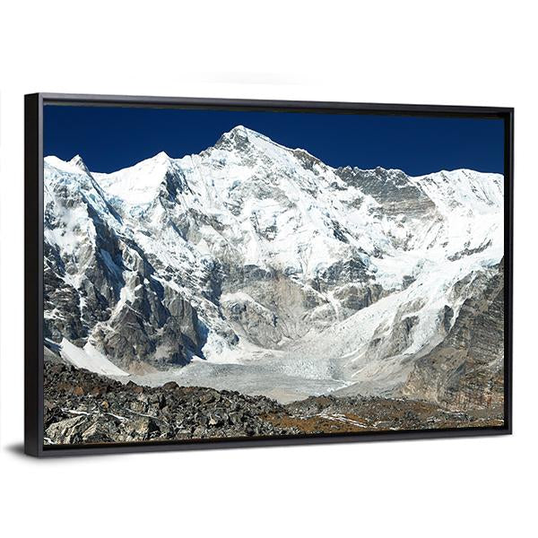 View Of Mount Cho Oyu In Khumbu Valley Panoramic Canvas Wall Art-1 Piece-36" x 12"-Tiaracle