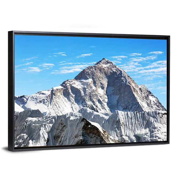 View Of Mount Makalu Canvas Wall Art-3 Horizontal-Gallery Wrap-25" x 16"-Tiaracle