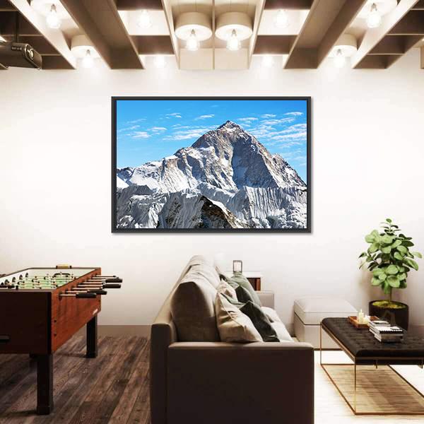 View Of Mount Makalu Canvas Wall Art-3 Horizontal-Gallery Wrap-25" x 16"-Tiaracle