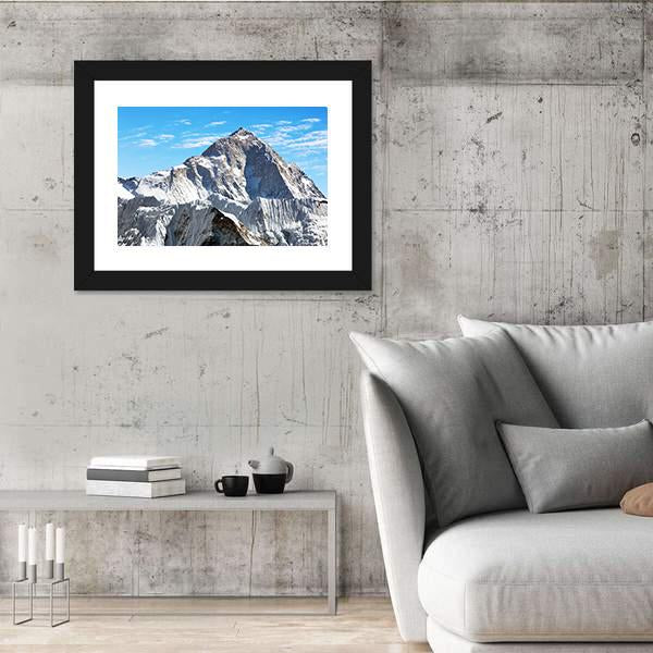 View Of Mount Makalu Canvas Wall Art-3 Horizontal-Gallery Wrap-25" x 16"-Tiaracle
