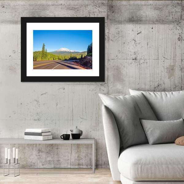 View Of Mt Bachelor Canvas Wall Art-3 Horizontal-Gallery Wrap-25" x 16"-Tiaracle