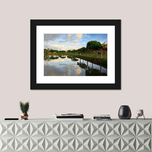 View Of Nature In Borneo Sabah Malaysia Canvas Wall Art-1 Piece-Framed Print-20" x 16"-Tiaracle