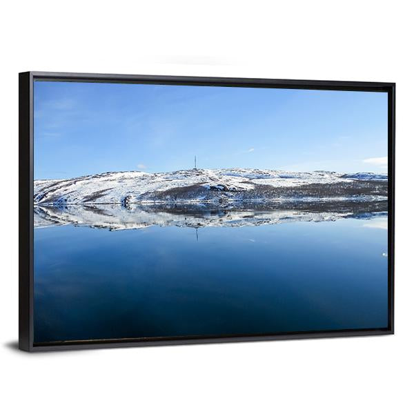 View Of Norway Landscape Canvas Wall Art-3 Horizontal-Gallery Wrap-25" x 16"-Tiaracle
