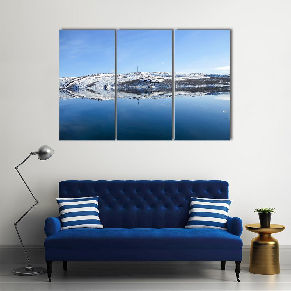 View Of Norway Landscape Canvas Wall Art-3 Horizontal-Gallery Wrap-37" x 24"-Tiaracle