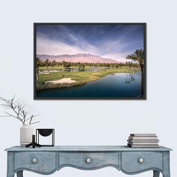 Palm Springs Chino Canyon Panoramic Canvas Wall Art-1 Piece-36" x 12"-Tiaracle