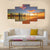 View Of Perth Skyline From Swan River Canvas Wall Art-5 Star-Gallery Wrap-62" x 32"-Tiaracle