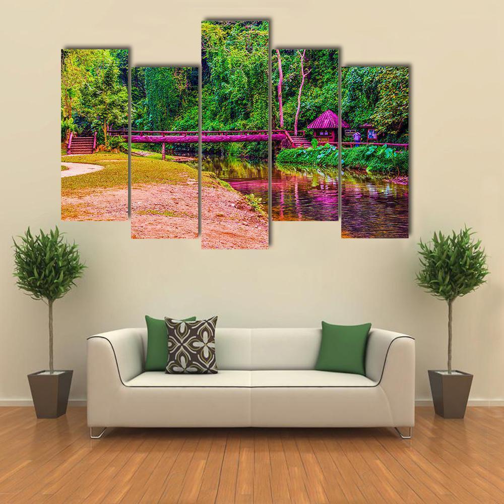 View Of Phu Sang National Park Canvas Wall Art-5 Pop-Gallery Wrap-47" x 32"-Tiaracle