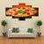 View Of Pizza Canvas Wall Art-5 Star-Gallery Wrap-62" x 32"-Tiaracle