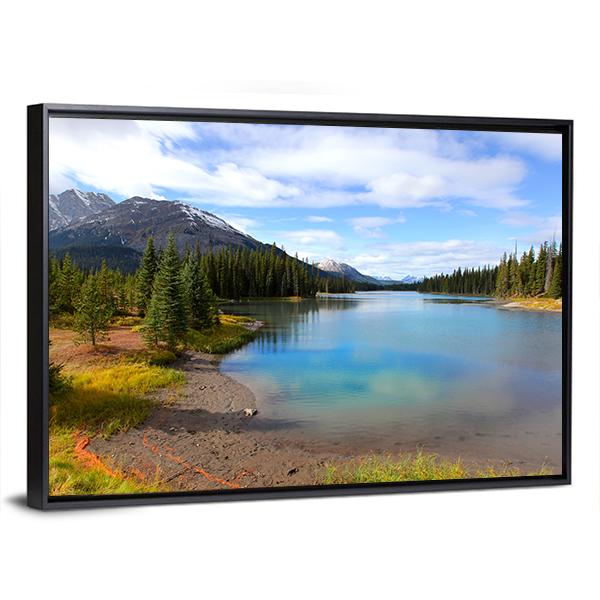 View Of Porcupine Creek In Banff National Park Canvas Wall Art-3 Horizontal-Gallery Wrap-25" x 16"-Tiaracle