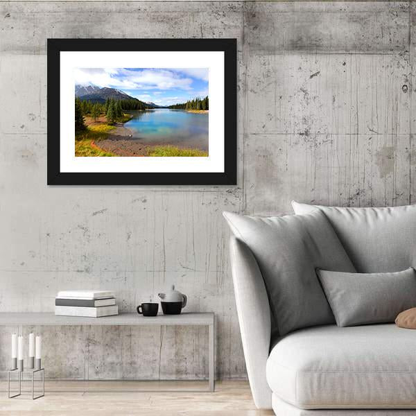 View Of Porcupine Creek In Banff National Park Canvas Wall Art-3 Horizontal-Gallery Wrap-25" x 16"-Tiaracle